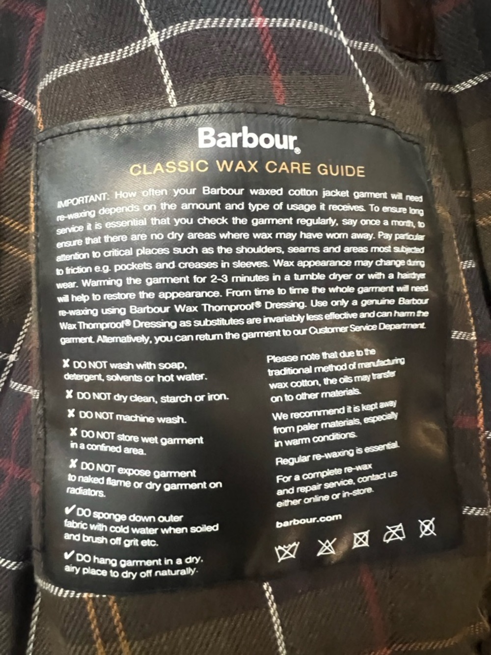 Barbour Women's Olive Beadnell Waxed Cotton Jacket Size 6 Like New - Picture 11 of 16